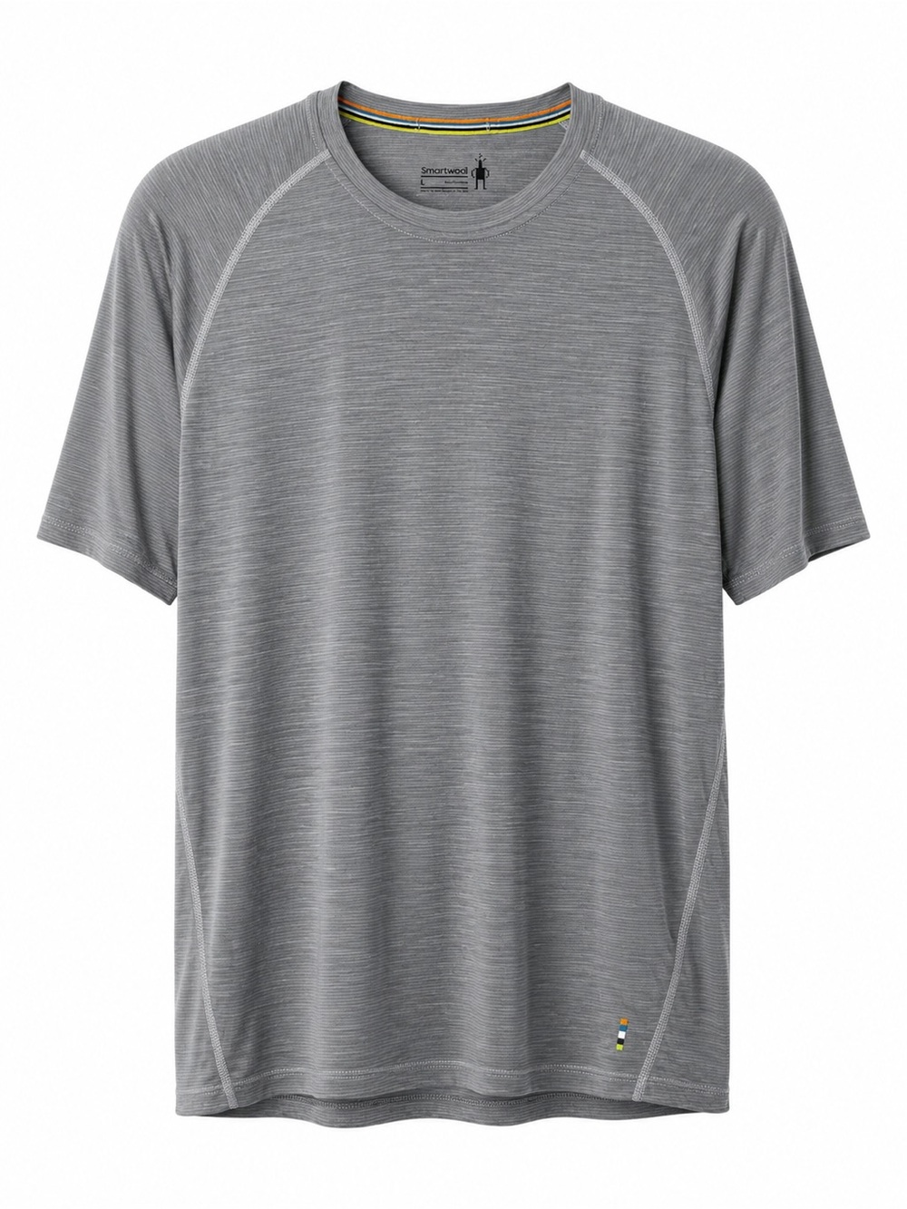 Smartwool Merino Sport 150 Short Sleeve Tee Light Gray Heather Mens Large L